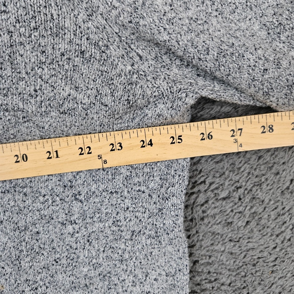 AllSaints Small Hane Crew Sweater Grey Marled Oversized - Picture 3 of 8
